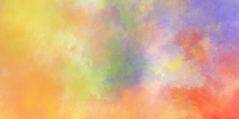 abstract colorful mixed color soft watercolor background, Watercolor paper texture background with cloudy stains and splashes, multicolor pastel rainbow gradient colors watercolor grunge texture.