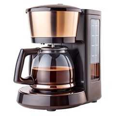 Coffee maker isolated on transparent background