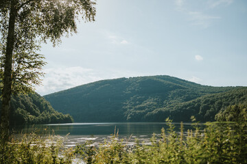 lake in the mountains