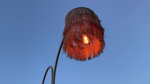 decorative lamp and sky