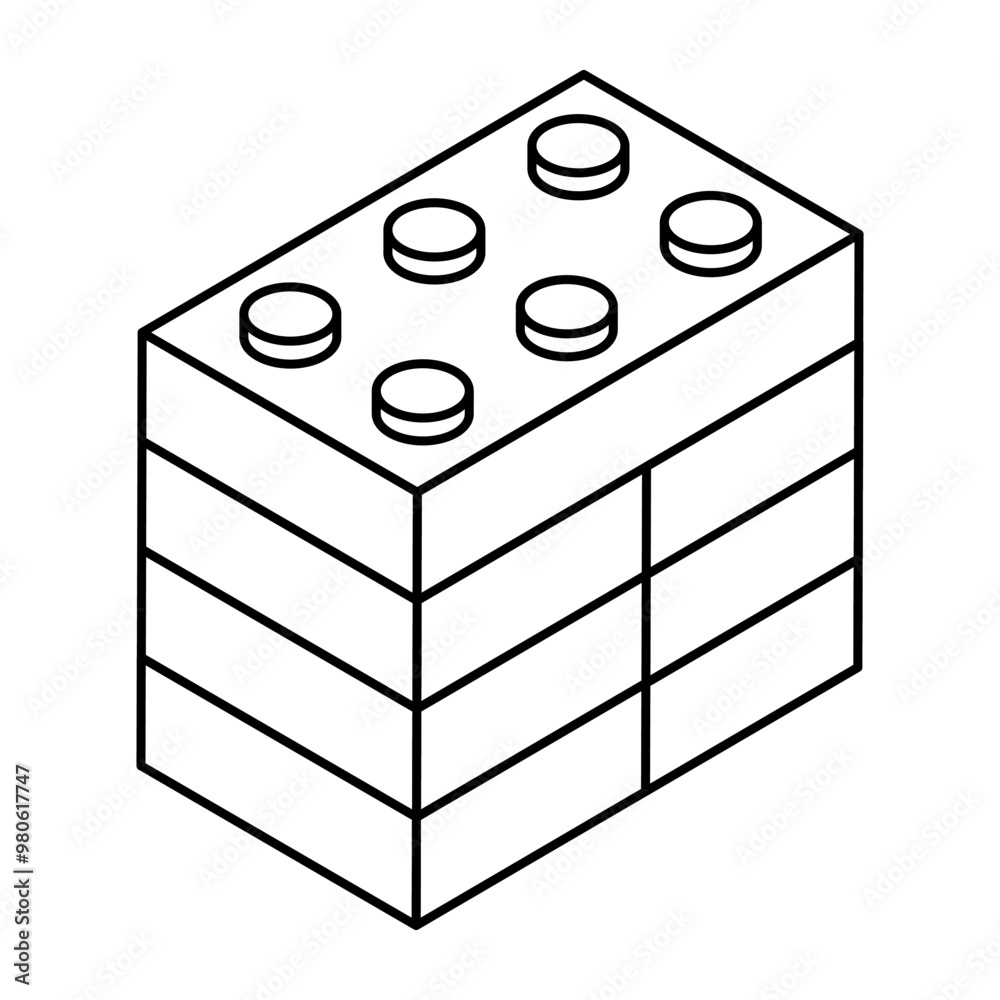 Canvas Prints premium design icon of building blocks