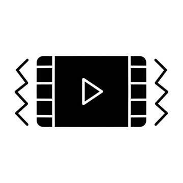 video stabilizer icon, vector illustration