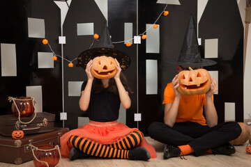 Halloween photo shoot in the studio