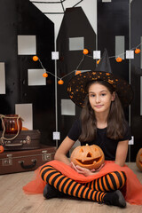 Halloween photo shoot in the studio