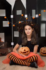 Halloween photo shoot in the studio