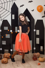 Halloween photo shoot in the studio