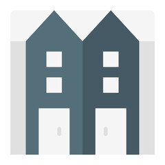 Condominium flat icon