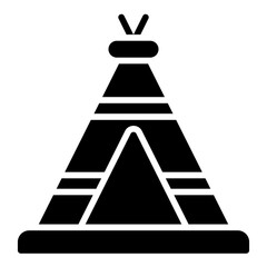 Teepee glyph icon © arkinasi