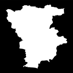 Mila province map, administrative division of Algeria.