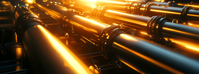 Endless Network of Industrial Pipelines