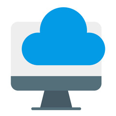 Cloud Computing flat icon