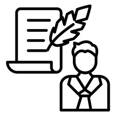 Historian icon style