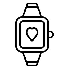 Smart Watch icon style