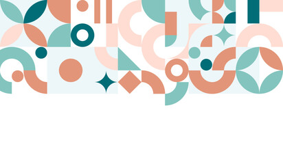 Minimalist Geometric Shapes Background