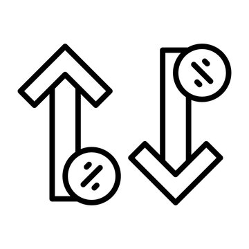 Increase and Decrease icon style