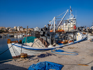 The small fishing fleet of Lavrion