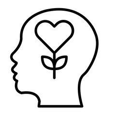 Mental Health icon style