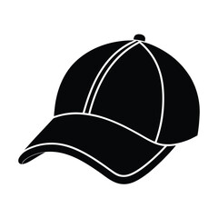 cap silhouette design vector