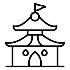 Temple icon style