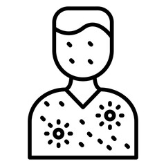 Skin Disease icon style