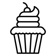 Cupcake icon style