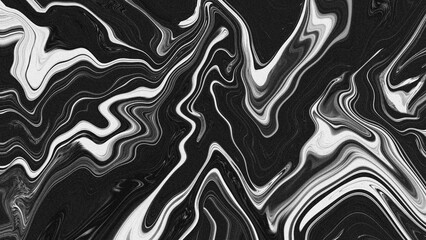Abstract artistic black and white background. Hand painting texture. Background with ink and acrylic stains creating fluids. Abstract expressionist art.