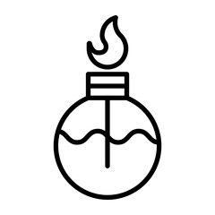 Alcohol Burner icon style