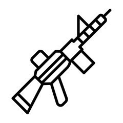Gun icon style