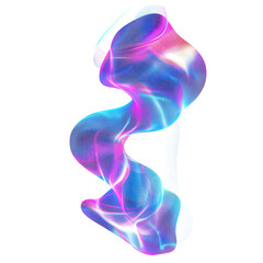 Fototapeta premium Mesmerizing Multicolored Liquid Kaleidoscopic Swirls of Abstract Digital Art Design with Flowing Wavy Patterns and Vibrant Prismatic Gradients Creating a Visually Striking and Hypnotic Conceptual