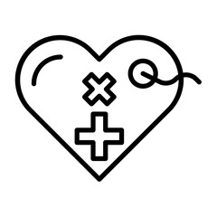 Obraz premium Heartworm Treatment icon style