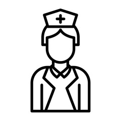 Obraz premium Nurse Male icon style