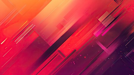 A striking red abstract background with vibrant gradients and geometric shapes, creating a visually intense and captivating image.
