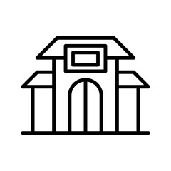 Chinese temple icon