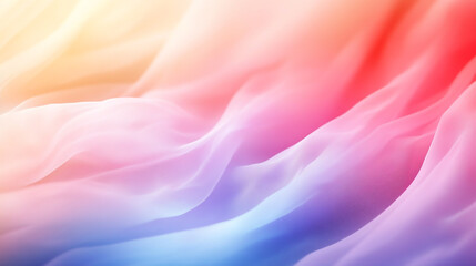 Obraz premium A pink and orange fabric with a flowy