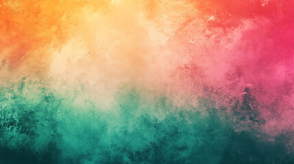 Obraz premium Abstract gradient background with a smooth transition from cool to warm colors. 