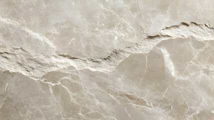 A Close-up of a Beige Marble Slab with a Crack Running Through It