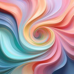 Abstract colorful swirl