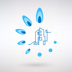 Symbol of Gasification in Cities