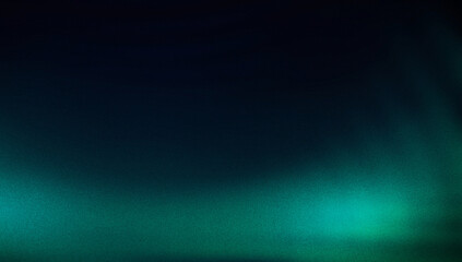 Emerald Color Gradient Background with a Grainy Texture