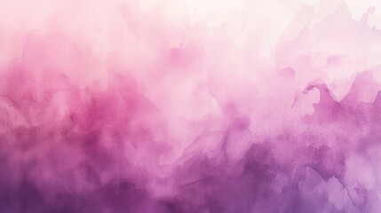 Fototapeta premium Abstract Watercolor Painting in Pink and Purple Hues