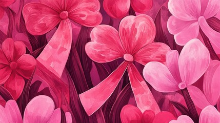 Creative Card Design for Breast Cancer Awareness Day That Highlights Symbolism and Support for the Cause