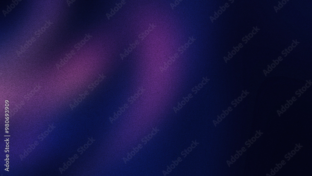 Wall mural deep purple color gradient background with a grainy texture