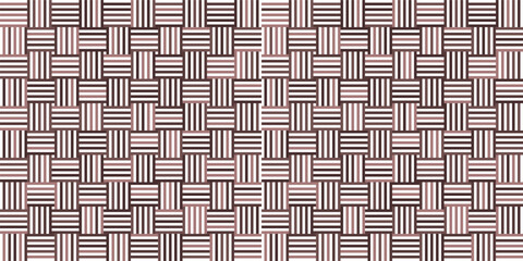 Wicker texture of geometric pattern. Simple fabric abstract background.