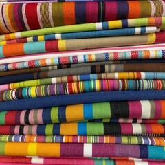 Colourful fabric