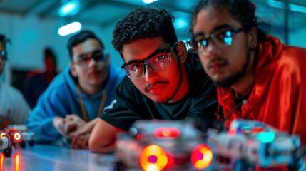 Creative Engineers Brainstorming Session for Cutting-Edge Robotics Prototypes