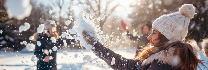 Embrace the winter season with joyful snowball fights and outdoor recreation during your vacation in the snow. Enjoy the festive and playful activities amidst the cold and snowy surroundings