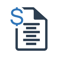 Fototapeta premium Document business icon