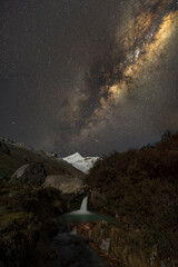 milky way in the andes