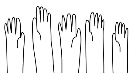 Obraz premium PNG human rights doodle hand drawn style