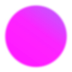 Aesthetic circle png sticker, retro futuristic neon, pink gradient clipart